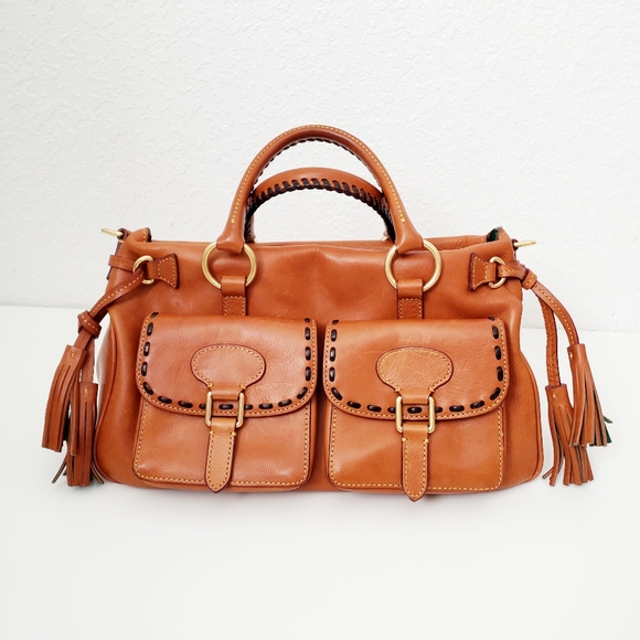 Dooney & Bourke Handbags - Dooney & Bourke Medium Florentine Vachetta Satchel